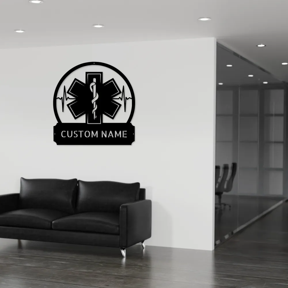 Personalized Emt Metal Sign